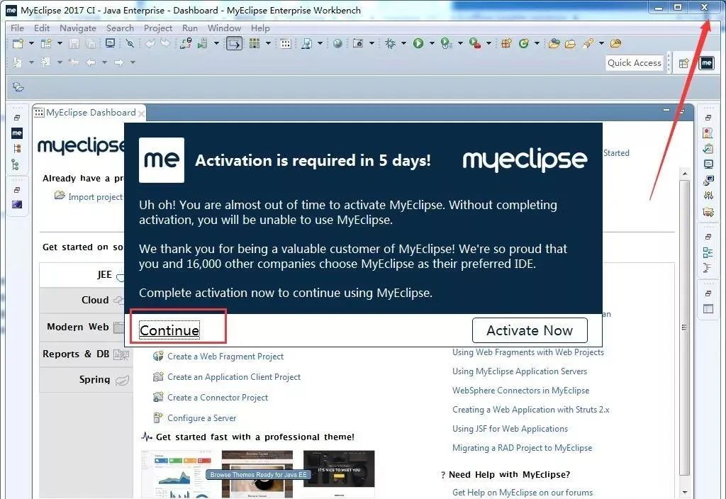 图片[22]-总是期待在这里与你相逢！MyEclipse 2017安装教程-总是期待在这里与你相逢！应用软件